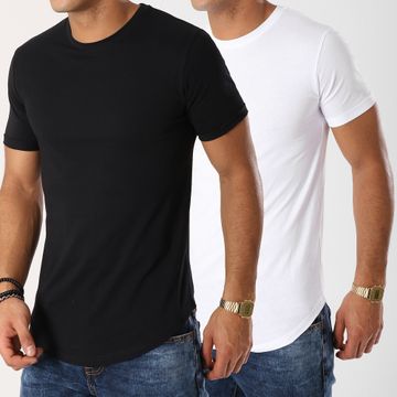 LBO - Set di 2 camicie oversize 98 bianche e nere