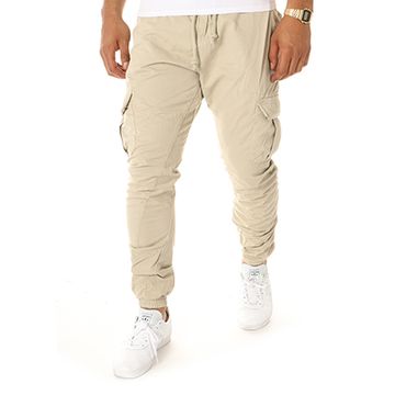 Urban Classics - TB1268 Pantaloni cargo beige