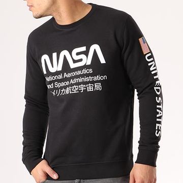 NASA - Admin Felpa girocollo nero