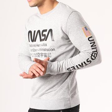 NASA - Felpa girocollo Admin Heather Grey