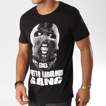 Ghetto Fabulous Gang - Maglietta con passamontagna nero