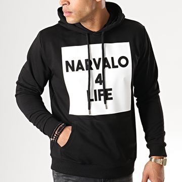 Swift Guad - Narvalo 4 Life Felpa con cappuccio nero