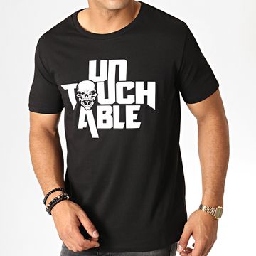 Mac Tyer Untouchable - Maglietta con logo bianco e nero