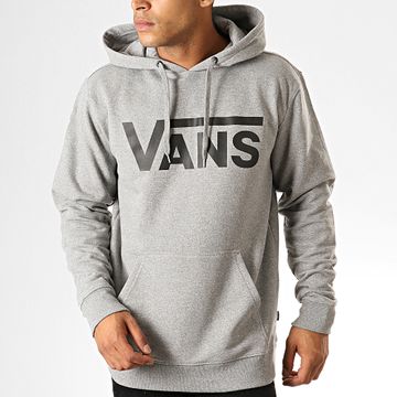 Vans - Felpa con cappuccio Classic Po Hd II A456BADY1 Grigio erica