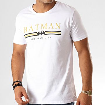 DC Comics - Maglietta Batman Institutional Gotham Bianco