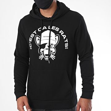 L'Allemand - Felpa con cappuccio Rats Nero
