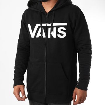 Vans - Felpa con cappuccio con zip classica HD II Nero