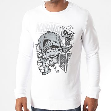 Swift Guad - Felpa girocollo Narval Oh White