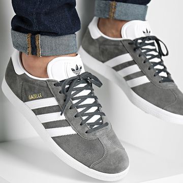 Adidas Originals - Gazelle BB5480 Grigio scuro Bianco Oro Metallizzato Sneakers