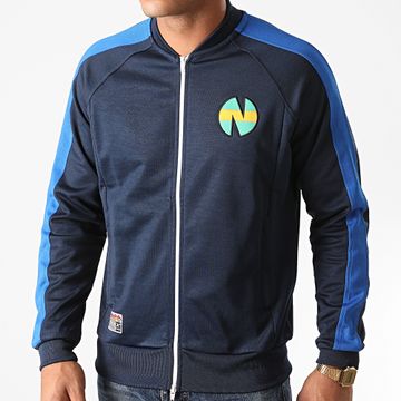 Okawa Sport - Newteam 1 V2 Giacca con zip a strisce blu scuro