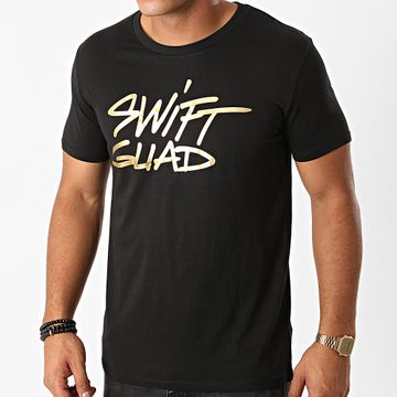 Swift Guad - Feltpen Tee Shirt Oro Nero