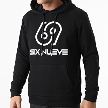 L'Allemand - Felpa con cappuccio Six Nueve Nero