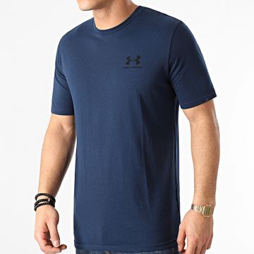 Under Armour - Maglietta UA Sportstyle petto sinistro 1326799 blu navy