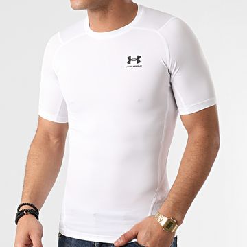 Under Armour - Tee di compressione 1361518 Bianco