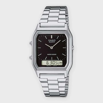 Casio - Orologio vintage in acciaio AQ-230A-1DMQYES