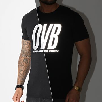 L'Allemand - OVB Maglietta nera riflettente