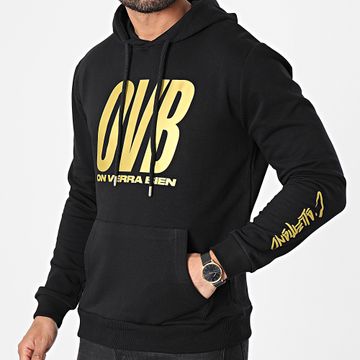 L'Allemand - OVB Felpa con cappuccio nero oro