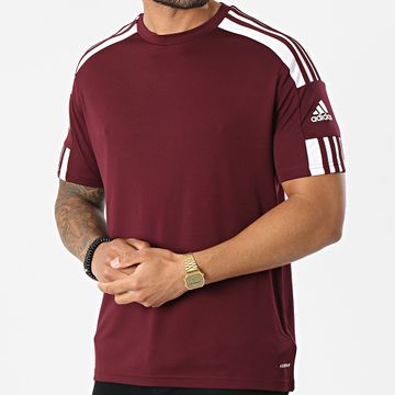 Adidas Sportswear - Maglia a righe Squad 21 GN8091 Bordeaux