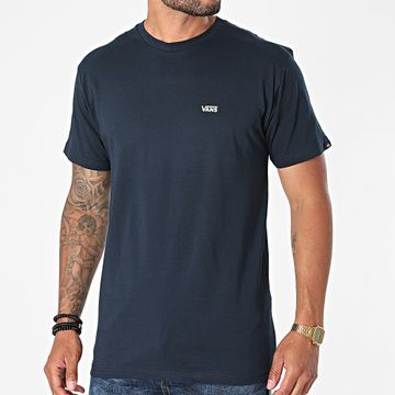 Vans - Maglietta con logo sul petto sinistro A3CZE Blu navy