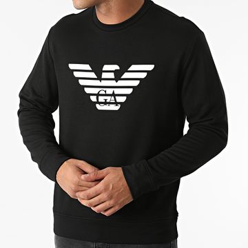 Emporio Armani - Felpa girocollo 8N1MR6-1JRIZ Nero