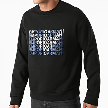 Emporio Armani - Felpa girocollo 6K1M62-1JHSZ Nero