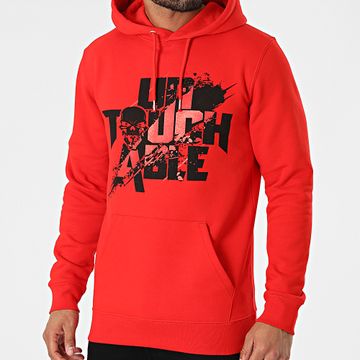 Mac Tyer Untouchable - Felpa con cappuccio Splatter Red