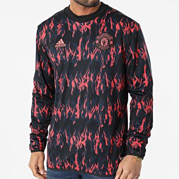 Adidas Sportswear - Felpa Manchester United a girocollo H63945 Navy Black Coral