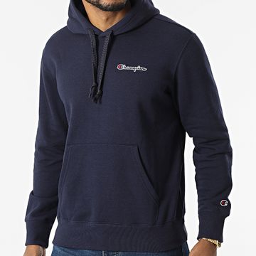 Champion - Felpa con cappuccio 217064 blu navy