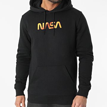 NASA - Skid Holo Laser Hoody Nero Iridescente