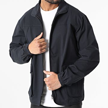 ADJ - Giacca con zip blu navy