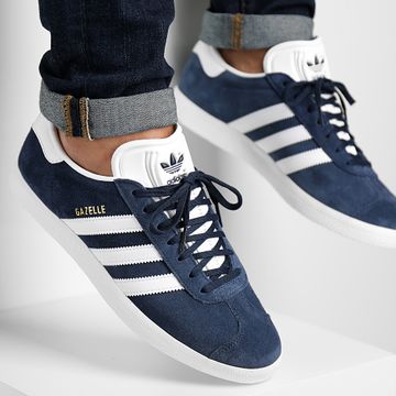 Adidas Originals - Gazelle BB5478 Collegiate Navy White Gold Metallic Sneakers