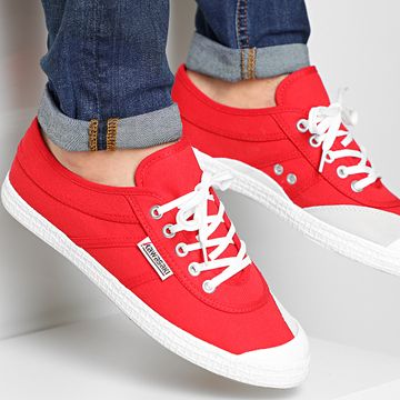 Kawasaki - Sneakers Original Canvas K192495 Rosso Fuoco