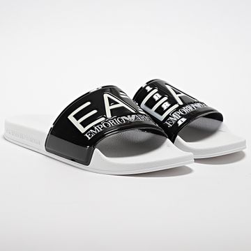 EA7 Emporio Armani - XCP001-XCC22 Infradito nero lucido bianco
