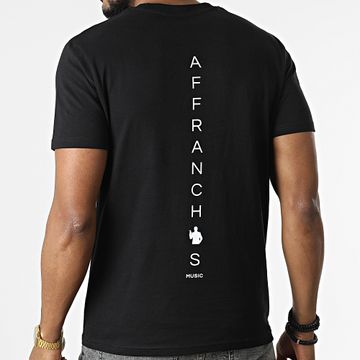 Fianso - Maglietta Vertical Back Nero Bianco