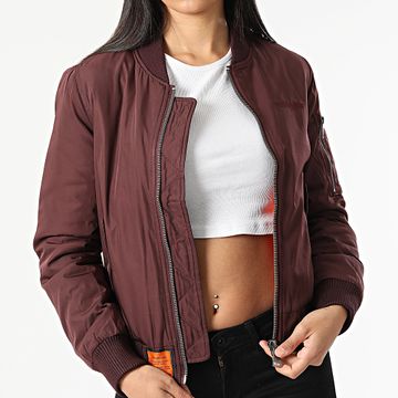 Bombers Original - Giacca Bomber Originale Donna Bordeaux