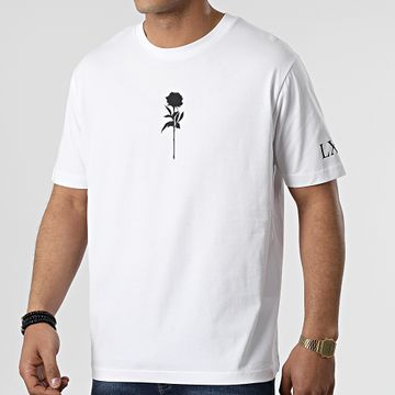 Luxury Lovers - Tee Shirt Oversize Grande Rosa Bianco Nero