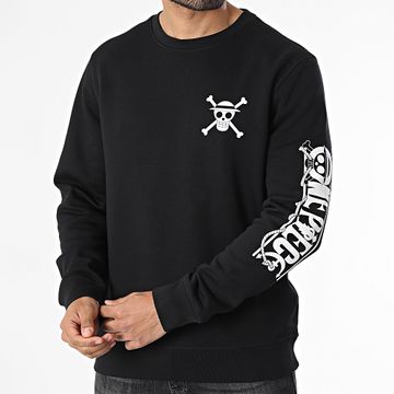 One Piece - Mugiwara Felpa girocollo Nero Bianco