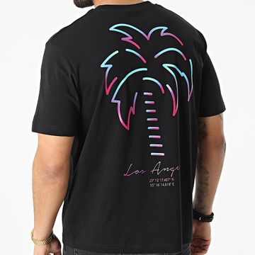 Luxury Lovers - Maglietta oversize Large Vice City Los Angeles Nero