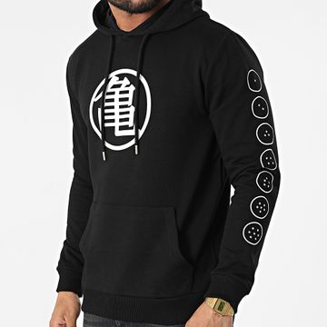 Dragon Ball Z - Kame Kanji Felpa con cappuccio nero bianco