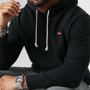 Levi's - Nuova felpa con cappuccio Original 34581 Nero