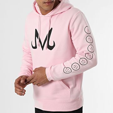 Dragon Ball Z - Felpa con cappuccio Majin Rosa Nero
