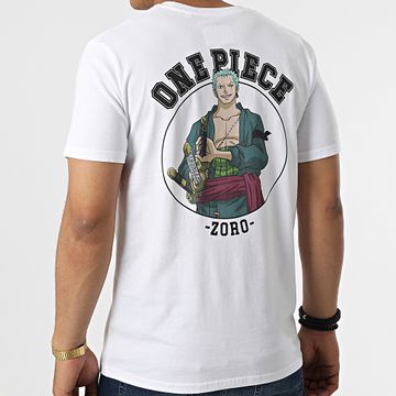 One Piece - Maglietta Zoro Back Bianco