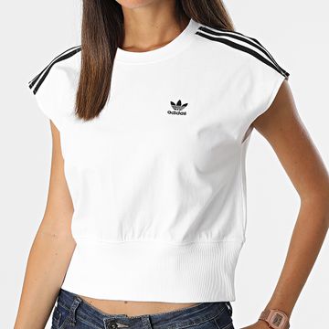 Adidas Originals - HM2111 Maglietta senza maniche da donna, bianco