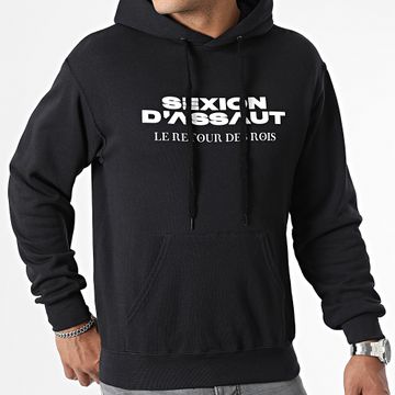 Sexion D'Assaut - Felpa con cappuccio Return of Kings Nero Bianco