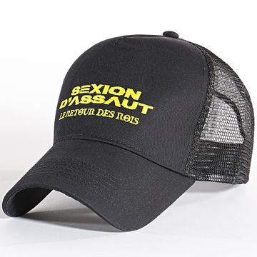 Sexion D'Assaut - Cappello Trucker Return of Kings Nero Giallo