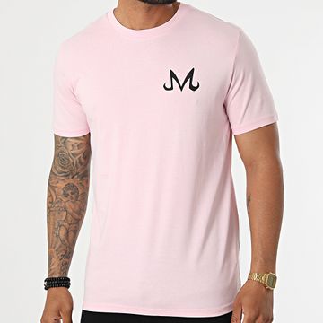 Dragon Ball Z - Majin Chest Tee Shirt Rosa Chiaro Nero