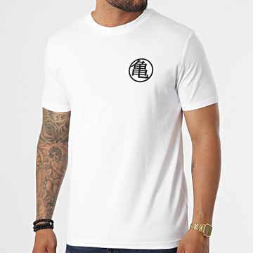 Dragon Ball Z - Kame Kanji Chest Tee Shirt Bianco Nero