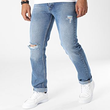 Black Industry - Jeans in denim blu 1224