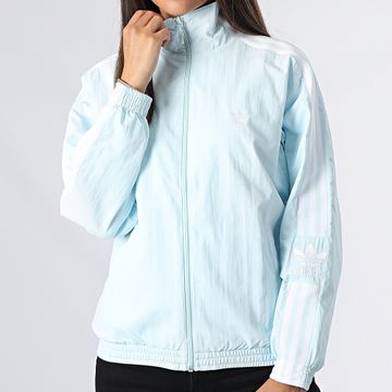 Adidas Originals - Giacca donna HN5900 Sky Blue Stripe Zip