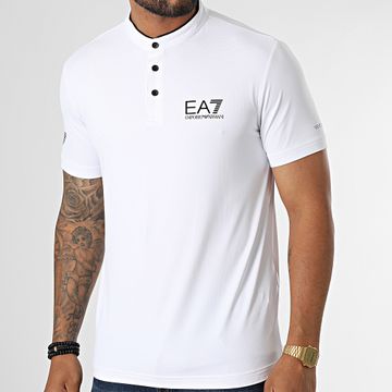 EA7 Emporio Armani - Polo manica corta 8NPT21-PJEMZ Bianco